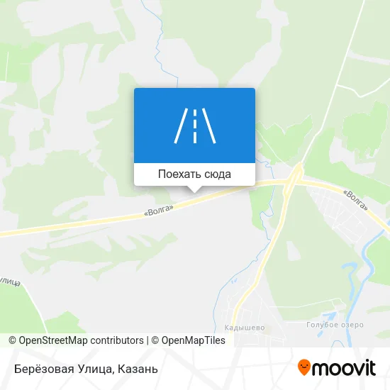 Карта Берёзовая Улица