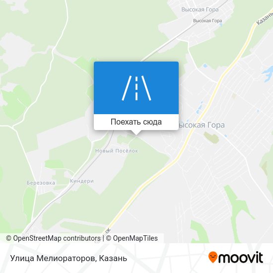 Карта Улица Мелиораторов