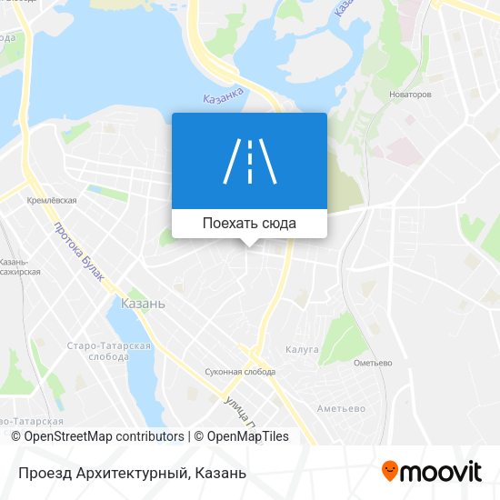 Карта Проезд Архитектурный