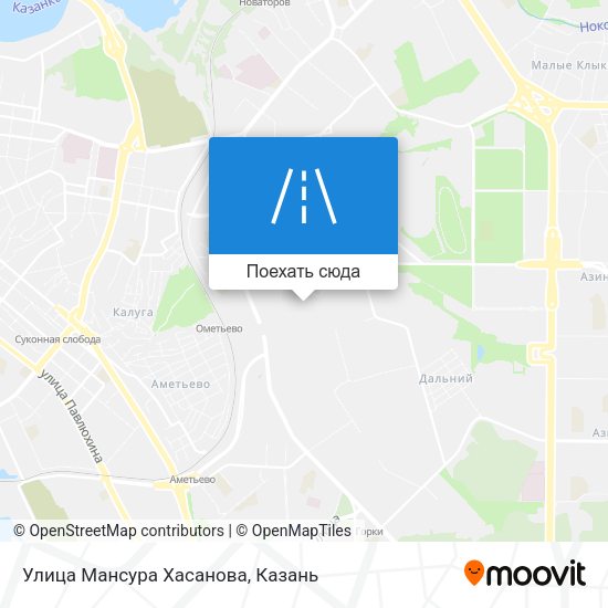 Карта Улица Мансура Хасанова