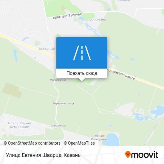 Карта Улица Евгения Шварца