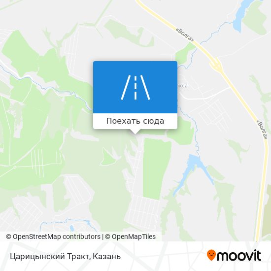 Карта Царицынский Тракт