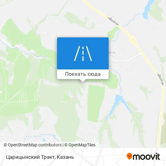 Карта Царицынский Тракт