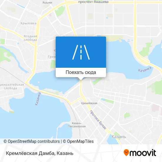 Карта Кремлёвская Дамба
