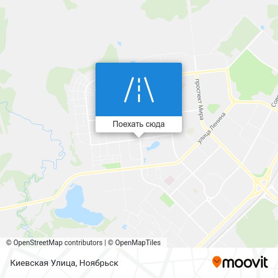 Карта Киевская Улица