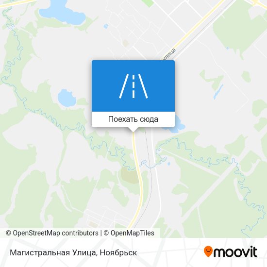 Карта Магистральная Улица