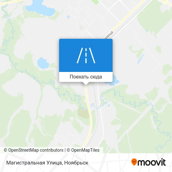 Карта Магистральная Улица