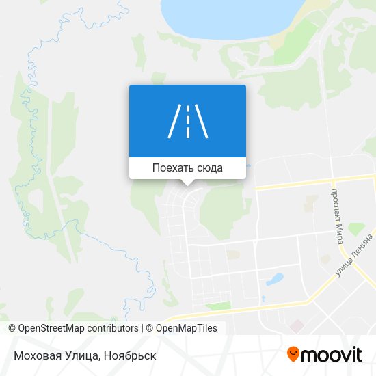 Карта Моховая Улица