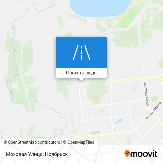 Карта Моховая Улица