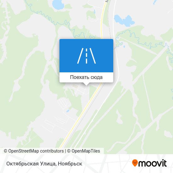 Карта Октябрьская Улица