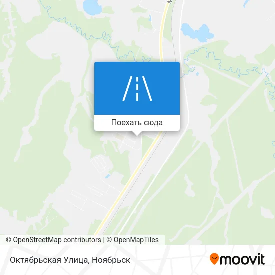 Карта Октябрьская Улица
