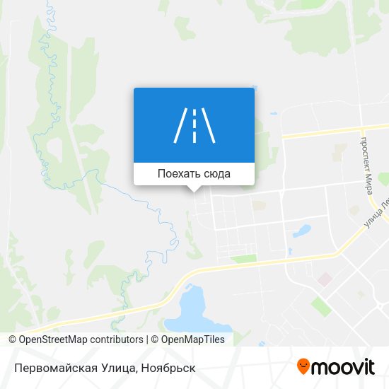 Карта Первомайская Улица