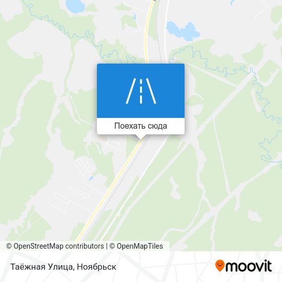 Карта Таёжная Улица