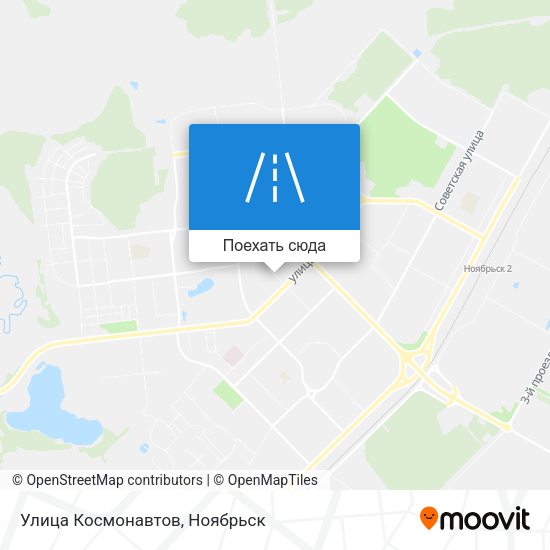 Карта Улица Космонавтов