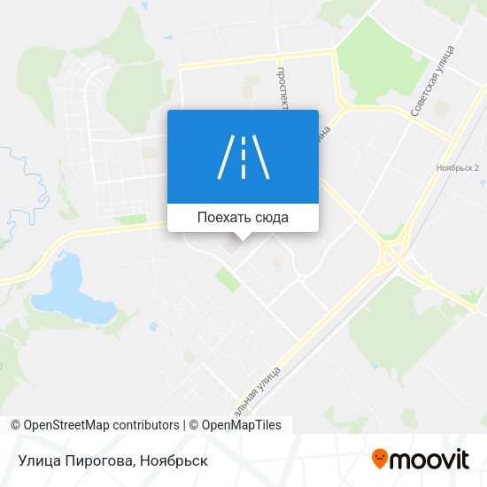Карта Улица Пирогова