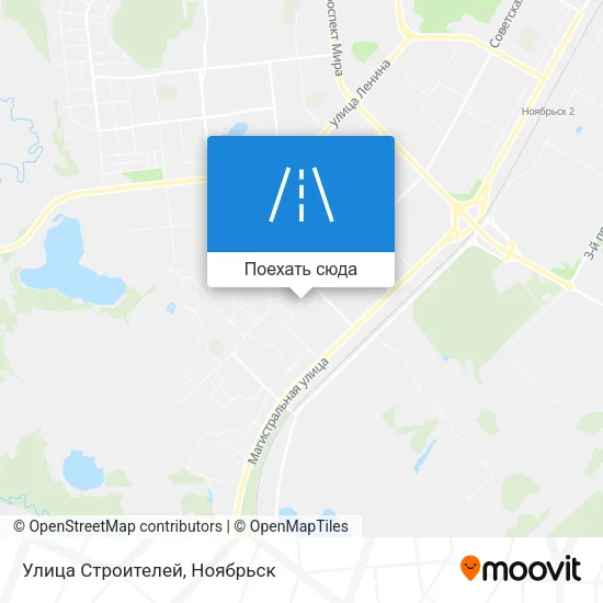 Карта Улица Строителей
