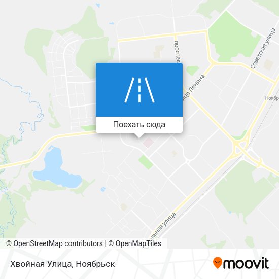 Карта Хвойная Улица