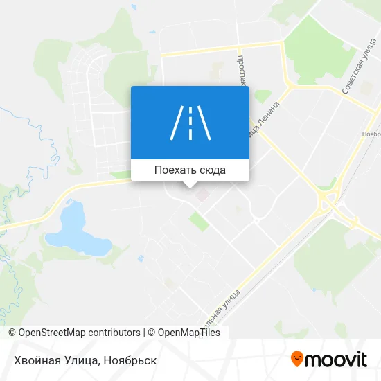 Карта Хвойная Улица