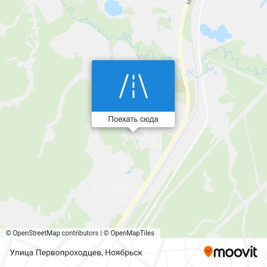 Карта Улица Первопроходцев