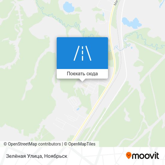 Карта Зелёная Улица