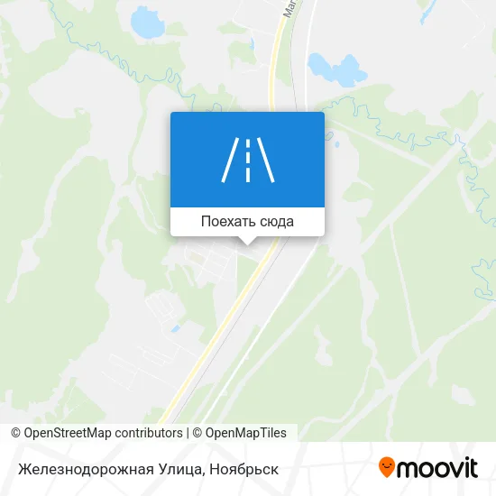 Карта Железнодорожная Улица