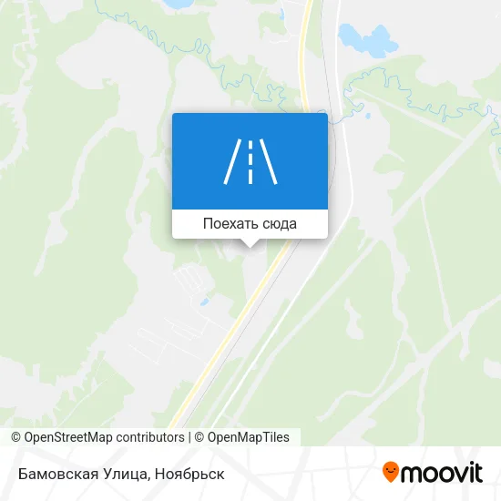 Карта Бамовская Улица