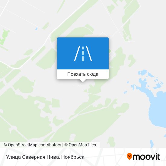 Карта Улица Северная Нива