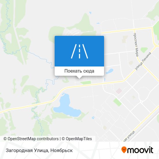 Карта Загородная Улица