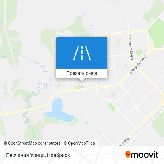 Карта Песчаная Улица