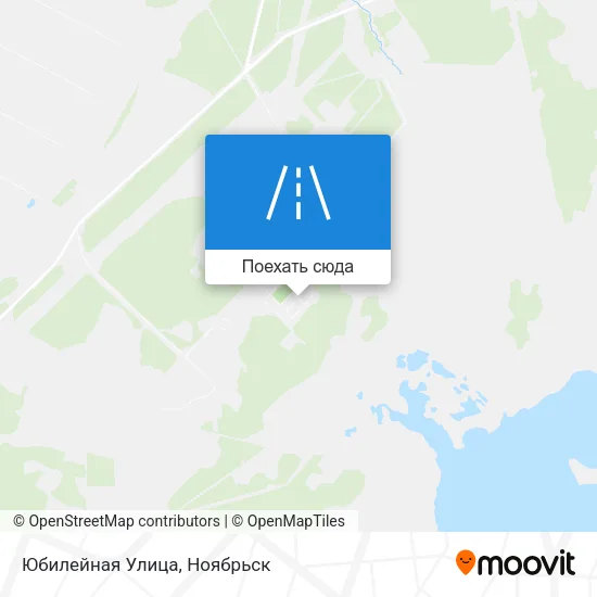 Карта Юбилейная Улица