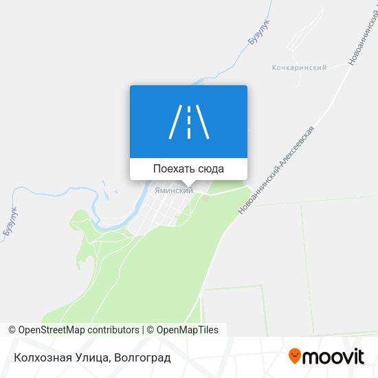 Карта Колхозная Улица