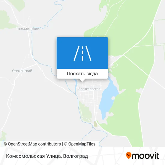 Карта Комсомольская Улица