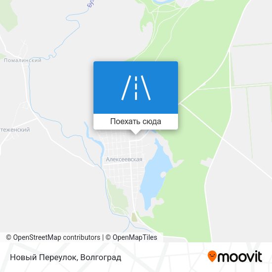 Карта Новый Переулок
