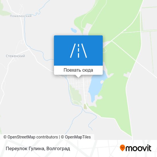 Карта Переулок Гулина