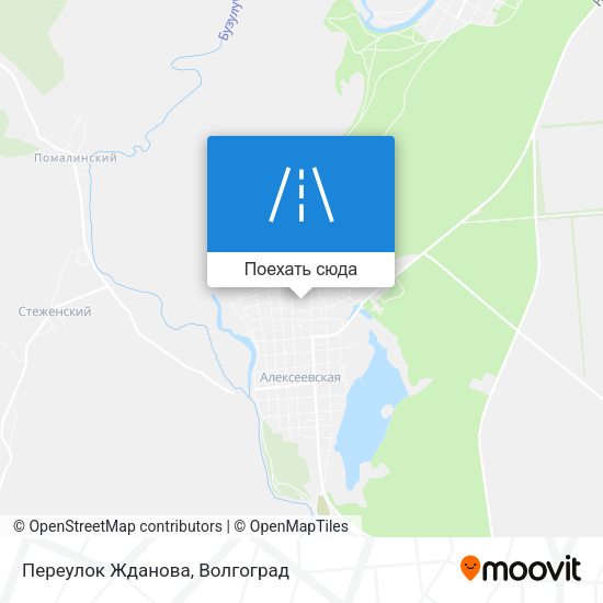 Карта Переулок Жданова