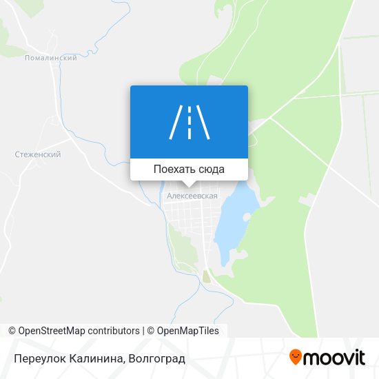 Карта Переулок Калинина