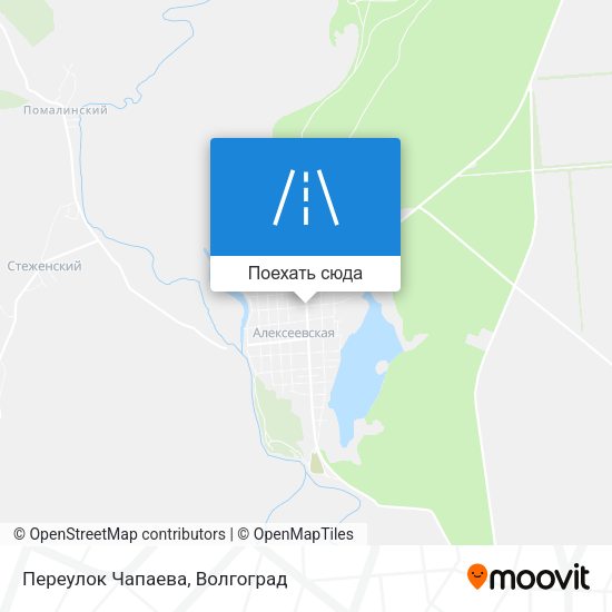 Карта Переулок Чапаева