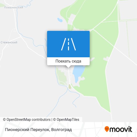 Карта Пионерский Переулок