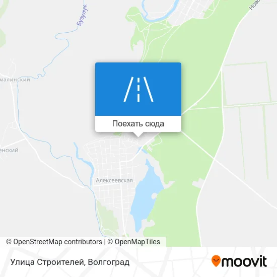 Карта Улица Строителей