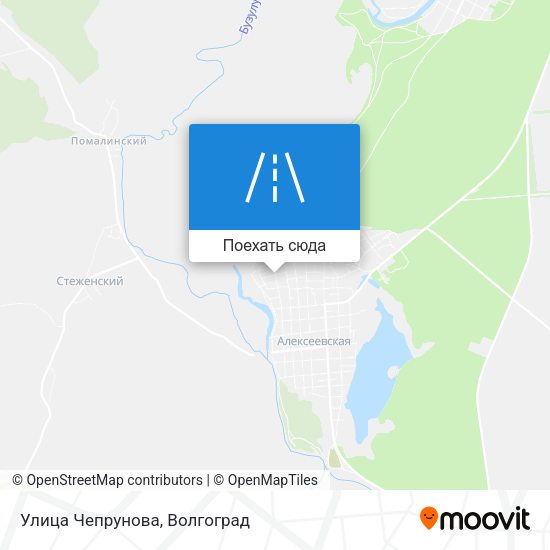 Карта Улица Чепрунова
