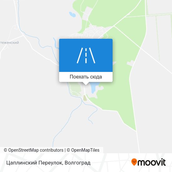 Карта Цаплинский Переулок