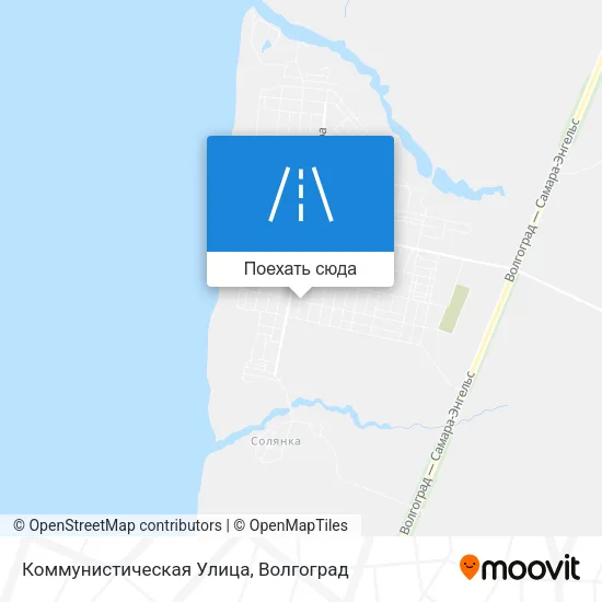 Карта Коммунистическая Улица