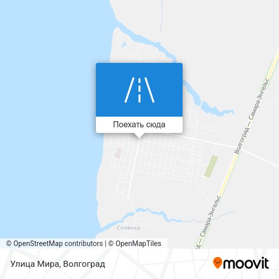 Карта Улица Мира