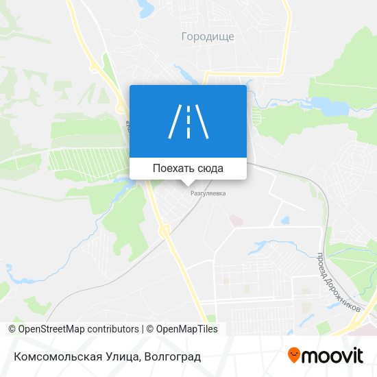 Карта Комсомольская Улица