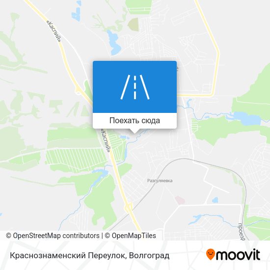 Карта Краснознаменский Переулок