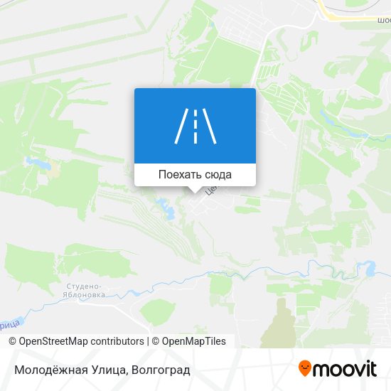 Карта Молодёжная Улица