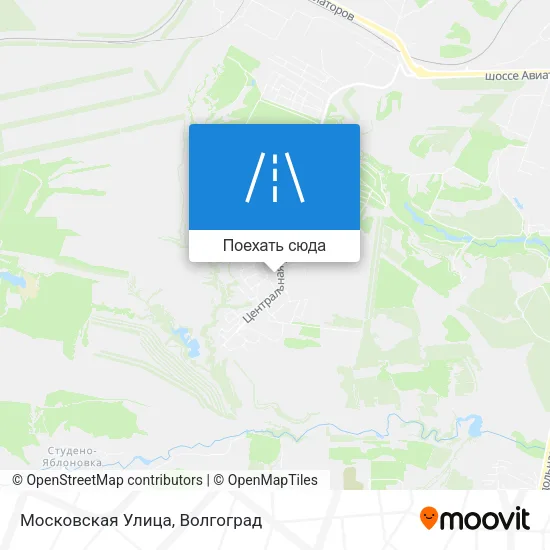 Карта Московская Улица