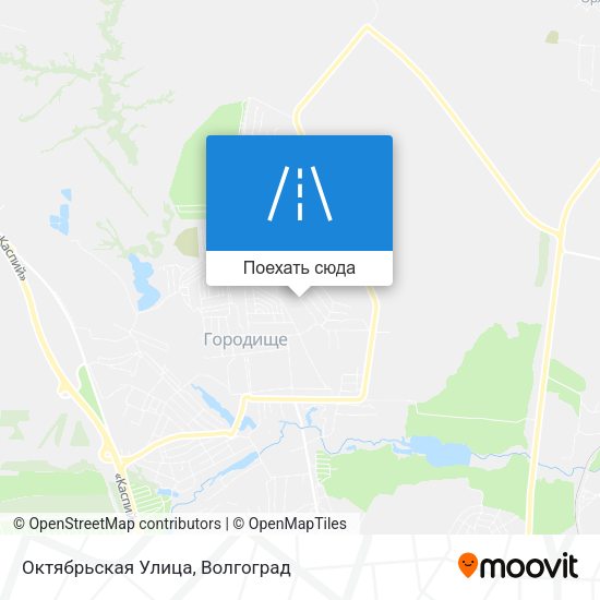 Карта Октябрьская Улица