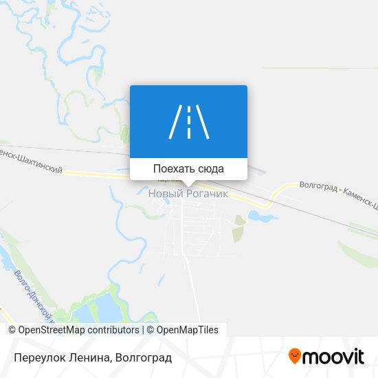 Карта Переулок Ленина