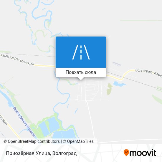 Карта Приозёрная Улица